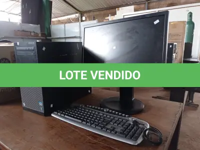 LOTE 525 - 01 CPU, 01 TECLADO E 01 MONITOR CORE I3.(NO ESTADO) ATENÇÃO! FAZER A VISITAÇÃO ANTES DE ARREMATAR, NÃO SABEMOS SE FUNCIONA. LEILÃO NÃO TEM GARANTIA E NEM DEVOLUÇÃO, SUJEITO A POSSÍVEIS AVARIAS VISÍVEIS/OCULTAS E/OU AUSÊNCIA DE COMPONENTES.