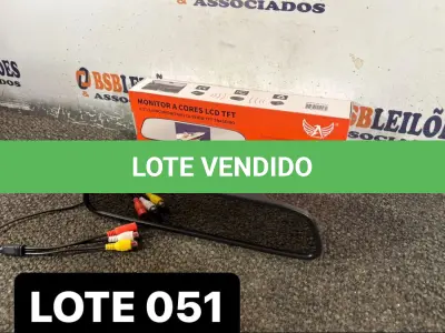 LOTE 051 - 01 RETROVISOR CÂMERA ESPELHO ( NOVO ) ( NO ESTADO )
