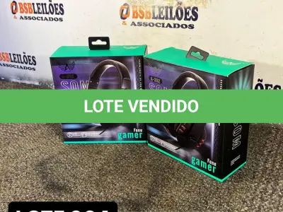 LOTE 004 - 01 HEADPHONE GAMER TAMANHO G( NOVO ) ( NO ESTADO )