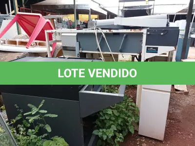 LOTE 552 - 01 SUCATA DE MAQUINÁRIO GRÁFICO. (NO ESTADO, LEILÃO NÃO TEM GARANTIA E NEM DEVOLUÇÃO, SUJEITO A POSSÍVEIS AVARIAS VISÍVEIS/OCULTAS E/OU AUSÊNCIA DE COMPONENTES).