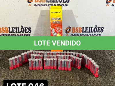 LOTE 046 - 01 CAIXA COM 60 PILHAS AA ( NOVO ) ( NO ESTADO )