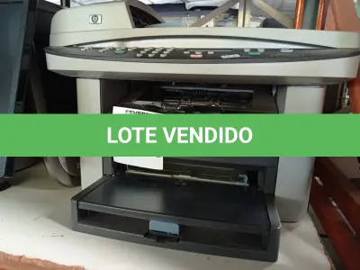 LOTE 087 - 01 IMPRESSORA MULTIFUNCIONAL MARCA HP MODELO LASERJET 3030. (NO ESTADO) ATENÇÃO! FAZER A VISITAÇÃO ANTES DE ARREMATAR, NÃO SABEMOS SE FUNCIONA. LEILÃO NÃO TEM GARANTIA E NEM DEVOLUÇÃO, SUJEITO A POSSÍVEIS AVARIAS VISÍVEIS/OCULTAS E/OU AUSÊNCIA DE COMPONENTES.