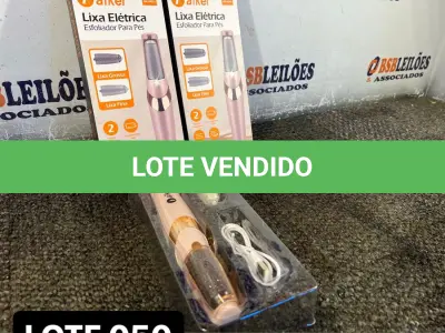 LOTE 050 - 02 LIXAS DE PÉ ELETRICA ( NOVO ) ( NO ESTADO )