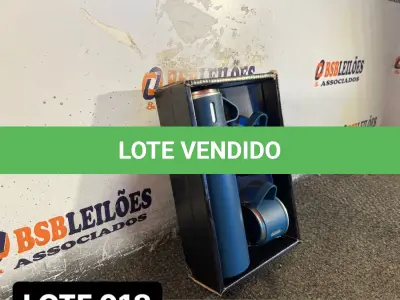 LOTE 018 - 01 KIT CAMPING GARRAFA TÉRMICA( NOVO ) ( NO ESTADO )