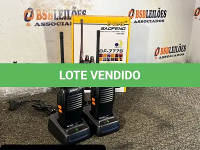 LOTE 002 - 01 KIT RÁDIO COMUNICADOR( NOVO ) ( NO ESTADO )