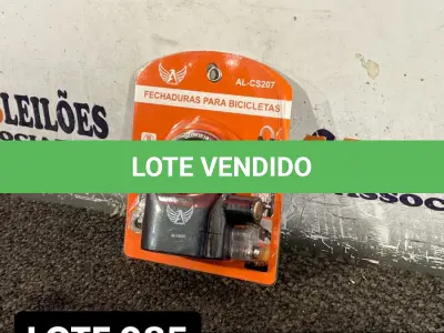 LOTE 085 - 01 CADEADO ELETRÔNICO TAMANHO GG PARA MOTO E BICICLETA ( NOVO ) ( NO ESTADO )