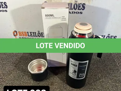 LOTE 023 - 01 GARRAFA TÉRMICA DE 800ML( NOVO ) ( NO ESTADO )