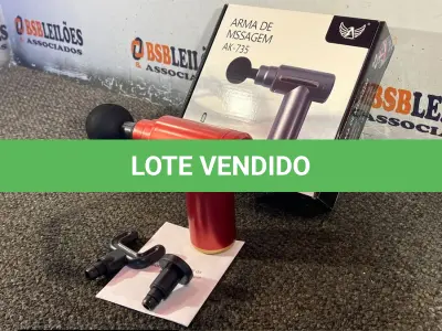 LOTE 034 - 01 PISTOLA DE MASSAGEM COM DIVERSOS BICOS ( NOVO ) ( NO ESTADO )