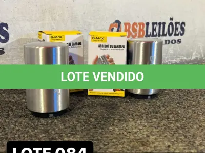 LOTE 084 - 02 ABRIDORES DE GARRAFAS MAGNÉTICOS AUTOMÁTICOS ( NOVO ) ( NO ESTADO )