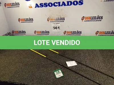 LOTE 561 - 02 VARAS DE PESCA MARURIFISHING. ATENÇÃO! FAZER A VISITAÇÃO ANTES DE ARREMATAR, NÃO SABEMOS SE FUNCIONA. LEILÃO NÃO TEM GARANTIA E NEM DEVOLUÇÃO, SUJEITO A POSSÍVEIS AVARIAS VISÍVEIS/OCULTAS E/OU AUSÊNCIA DE COMPONENTES.