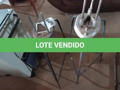 LOTE 509 - 02 CORTADORAS DE BATATAS. (NO ESTADO) ATENÇÃO! FAZER A VISITAÇÃO ANTES DE ARREMATAR, NÃO SABEMOS SE FUNCIONA. LEILÃO NÃO TEM GARANTIA E NEM DEVOLUÇÃO, SUJEITO A POSSÍVEIS AVARIAS VISÍVEIS/OCULTAS E/OU AUSÊNCIA DE COMPONENTES.