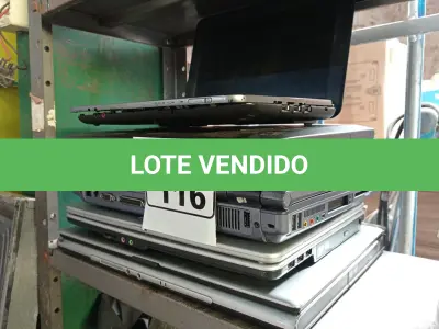 LOTE 116 - 01 NETBOOK E 04 NOTEBOOKS MARCAS E MODELOS DIVERSOS PARA RETIRADA DE PEÇAS. (NO ESTADO) ATENÇÃO! FAZER A VISITAÇÃO ANTES DE ARREMATAR, NÃO SABEMOS SE FUNCIONA. LEILÃO NÃO TEM GARANTIA E NEM DEVOLUÇÃO, SUJEITO A POSSÍVEIS AVARIAS VISÍVEIS/OCULTAS E/OU AUSÊNCIA DE COMPONENTES.