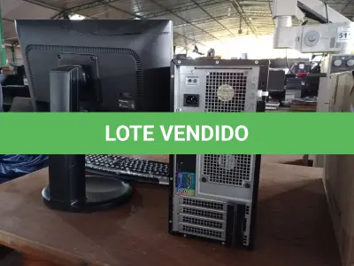 LOTE 525 - 01 CPU, 01 TECLADO E 01 MONITOR CORE I3.(NO ESTADO) ATENÇÃO! FAZER A VISITAÇÃO ANTES DE ARREMATAR, NÃO SABEMOS SE FUNCIONA. LEILÃO NÃO TEM GARANTIA E NEM DEVOLUÇÃO, SUJEITO A POSSÍVEIS AVARIAS VISÍVEIS/OCULTAS E/OU AUSÊNCIA DE COMPONENTES.
