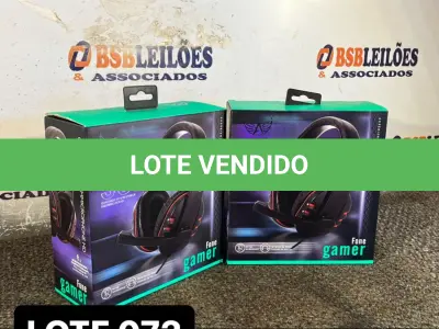 LOTE 072 - 02 FONES HEADSET BLUETOOTH TAMANHO G ( NOVO ) ( NO ESTADO )