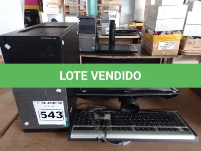 LOTE 543 - 01 CPU, 01 TECLADO E 01 MONITOR CORE I3.(NO ESTADO) ATENÇÃO! FAZER A VISITAÇÃO ANTES DE ARREMATAR, NÃO SABEMOS SE FUNCIONA. LEILÃO NÃO TEM GARANTIA E NEM DEVOLUÇÃO, SUJEITO A POSSÍVEIS AVARIAS VISÍVEIS/OCULTAS E/OU AUSÊNCIA DE COMPONENTES.