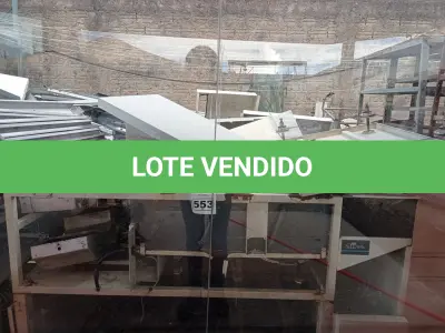 LOTE 502 - 01 SUCATA DE MAQUINÁRIO GRÁFICO. (NO ESTADO, LEILÃO NÃO TEM GARANTIA E NEM DEVOLUÇÃO, SUJEITO A POSSÍVEIS AVARIAS VISÍVEIS/OCULTAS E/OU AUSÊNCIA DE COMPONENTES).