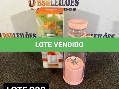 LOTE 028 - 01LIQUIDIFICADOR PORTÁTIL GARRAFA ( NOVO ) ( NO ESTADO )