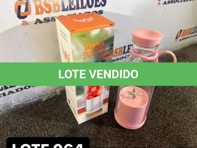 LOTE 064 - 01 LIQUIDIFICADOR ELETRONICO PORTATIL ( NOVO ) ( NO ESTADO )