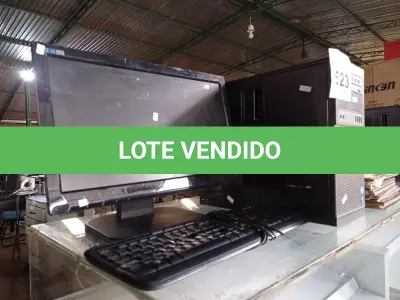 LOTE 523 - 01 CPU, 01 TECLADO E 01 MONITOR CORE I3.(NO ESTADO) ATENÇÃO! FAZER A VISITAÇÃO ANTES DE ARREMATAR, NÃO SABEMOS SE FUNCIONA. LEILÃO NÃO TEM GARANTIA E NEM DEVOLUÇÃO, SUJEITO A POSSÍVEIS AVARIAS VISÍVEIS/OCULTAS E/OU AUSÊNCIA DE COMPONENTES.