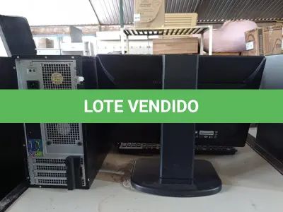 LOTE 490 - 01 CPU, 01 TECLADO E 01 MONITOR. (NO ESTADO) ATENÇÃO! FAZER A VISITAÇÃO ANTES DE ARREMATAR, NÃO SABEMOS SE FUNCIONA. LEILÃO NÃO TEM GARANTIA E NEM DEVOLUÇÃO, SUJEITO A POSSÍVEIS AVARIAS VISÍVEIS/OCULTAS E/OU AUSÊNCIA DE COMPONENTES.