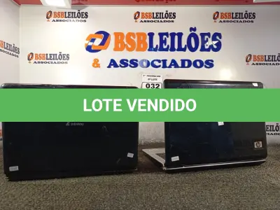 LOTE 032 - 02 NOTEBOOK’S MARCAS E MODELOS DIVERSOS PARA RETIRADA DE PEÇAS. (NO ESTADO) ATENÇÃO! FAZER A VISITAÇÃO ANTES DE ARREMATAR, NÃO SABEMOS SE FUNCIONA. LEILÃO NÃO TEM GARANTIA E NEM DEVOLUÇÃO, SUJEITO A POSSÍVEIS AVARIAS VISÍVEIS/OCULTAS E/OU AUSÊNCIA DE COMPONENTES.