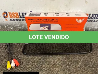 LOTE 021 - 01 RETROVISOR CÂMERA DE RÉ( NOVO ) ( NO ESTADO )