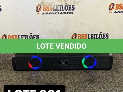 LOTE 001 - 01 CAIXA DE SOM TAMANHO G  ( NOVO ) ( NO ESTADO )