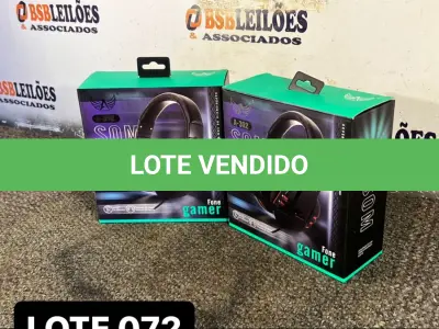 LOTE 072 - 02 FONES HEADSET BLUETOOTH TAMANHO G ( NOVO ) ( NO ESTADO )