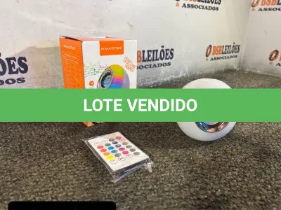 LOTE 045 - 01 LÂMPADA DE FESTA COM CONTROLE ( NOVO ) ( NO ESTADO )