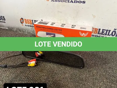 LOTE 021 - 01 RETROVISOR CÂMERA DE RÉ( NOVO ) ( NO ESTADO )