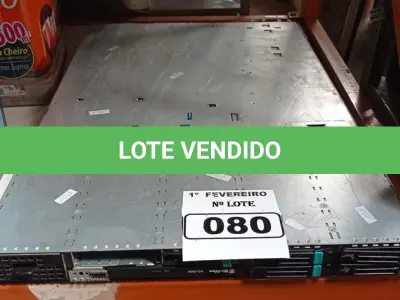 LOTE 080 - 01 SERVIDOR DE GAVETA. (NO ESTADO) ATENÇÃO! FAZER A VISITAÇÃO ANTES DE ARREMATAR, NÃO SABEMOS SE FUNCIONA. LEILÃO NÃO TEM GARANTIA E NEM DEVOLUÇÃO, SUJEITO A POSSÍVEIS AVARIAS VISÍVEIS/OCULTAS E/OU AUSÊNCIA DE COMPONENTES.