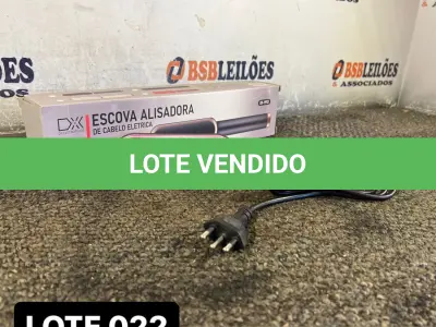 LOTE 022 - 01 ESCOVA ALISADORA DE CABELOS ( NOVO ) ( NO ESTADO )
