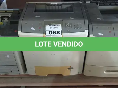 LOTE 068 - 03 IMPRESSORAS MARCAS E MODELOS DIVERSOS PARA RETIRADA DE PEÇAS. (NO ESTADO) ATENÇÃO! FAZER A VISITAÇÃO ANTES DE ARREMATAR, NÃO SABEMOS SE FUNCIONA. LEILÃO NÃO TEM GARANTIA E NEM DEVOLUÇÃO, SUJEITO A POSSÍVEIS AVARIAS VISÍVEIS/OCULTAS E/OU AUSÊNCIA DE COMPONENTES.