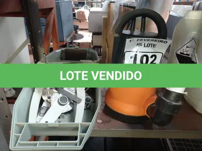 LOTE 102 - 01 ARTICULADOR SEMI AJUSTÁVEL E 01 BOMBA D’AGUA. (NO ESTADO) ATENÇÃO! FAZER A VISITAÇÃO ANTES DE ARREMATAR, NÃO SABEMOS SE FUNCIONA. LEILÃO NÃO TEM GARANTIA E NEM DEVOLUÇÃO, SUJEITO A POSSÍVEIS AVARIAS VISÍVEIS/OCULTAS E/OU AUSÊNCIA DE COMPONENTES.