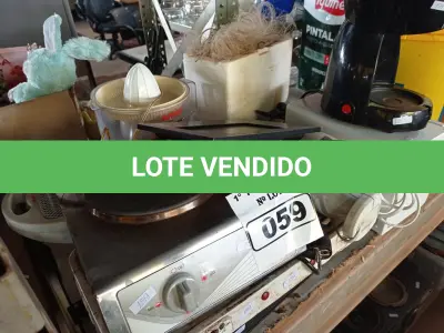 LOTE 059 - 01 LOTE COM MATERIAIS DIVERSOS. (NO ESTADO) ATENÇÃO! FAZER A VISITAÇÃO ANTES DE ARREMATAR, NÃO SABEMOS SE FUNCIONA. LEILÃO NÃO TEM GARANTIA E NEM DEVOLUÇÃO, SUJEITO A POSSÍVEIS AVARIAS VISÍVEIS/OCULTAS E/OU AUSÊNCIA DE COMPONENTES.