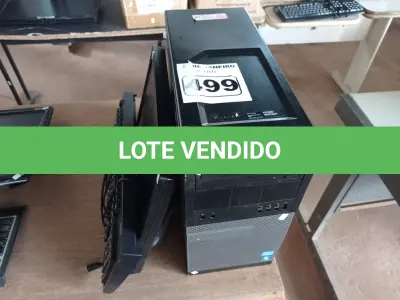LOTE 499 - 01 CPU, 01 TECLADO E 01 MONITOR. (NO ESTADO) ATENÇÃO! FAZER A VISITAÇÃO ANTES DE ARREMATAR, NÃO SABEMOS SE FUNCIONA. LEILÃO NÃO TEM GARANTIA E NEM DEVOLUÇÃO, SUJEITO A POSSÍVEIS AVARIAS VISÍVEIS/OCULTAS E/OU AUSÊNCIA DE COMPONENTES.