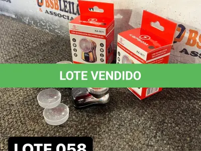 LOTE 058 - 02 BARBEADORES ELETRICOS PORTATEIS PEQUENOS ( NOVO ) ( NO ESTADO )