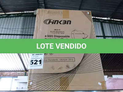 LOTE 521 - 01 CAIXA COM APROXIMADAMENTE 1.000 MASCARAS DESCARTÁVEIS KN95 . (NO ESTADO) ATENÇÃO! FAZER A VISITAÇÃO ANTES DE ARREMATAR, NÃO SABEMOS SE FUNCIONA. LEILÃO NÃO TEM GARANTIA E NEM DEVOLUÇÃO, SUJEITO A POSSÍVEIS AVARIAS VISÍVEIS/OCULTAS E/OU AUSÊNCIA DE COMPONENTES.
