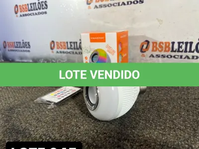LOTE 045 - 01 LÂMPADA DE FESTA COM CONTROLE ( NOVO ) ( NO ESTADO )