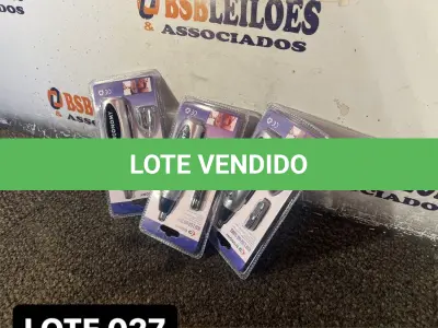 LOTE 027 - 03 TRIMMER ELÉTRICOS ( NOVO ) ( NO ESTADO )