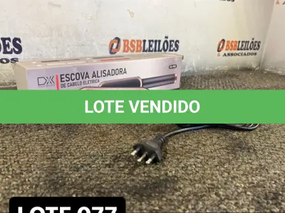 LOTE 077 - 01 ESCOVA ALISADORA DE CABELOS ( NOVO ) ( NO ESTADO )