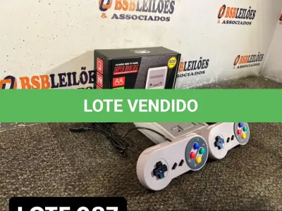 LOTE 087 - 01 VIDEOGAME RETRO COM MAIS DE 600 JOGOS EMBUTIDOS ( NOVO ) ( NO ESTADO )