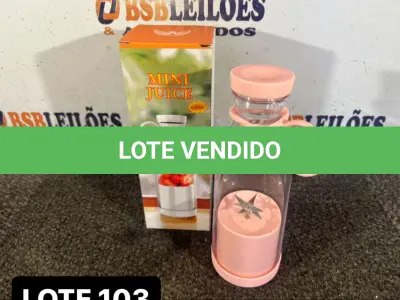 LOTE 103 - 01 GARRAFA LIQUIDIFICADORA ( NOVO ) ( NO ESTADO )