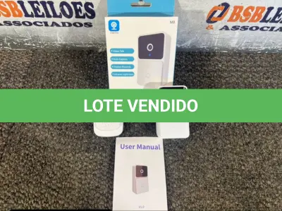 LOTE 105 - 01 CAMPAINHA CÂMERA DE MONITORAMENTO ( NOVO ) ( NO ESTADO )