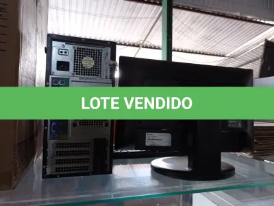 LOTE 520 - 01 CPU, 01 TECLADO E 01 MONITOR CORE I3.(NO ESTADO) ATENÇÃO! FAZER A VISITAÇÃO ANTES DE ARREMATAR, NÃO SABEMOS SE FUNCIONA. LEILÃO NÃO TEM GARANTIA E NEM DEVOLUÇÃO, SUJEITO A POSSÍVEIS AVARIAS VISÍVEIS/OCULTAS E/OU AUSÊNCIA DE COMPONENTES.