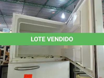 LOTE 186 - 01 GELADEIRA MARCA ELECTROLUX 220V. (NO ESTADO) ATENÇÃO! FAZER A VISITAÇÃO ANTES DE ARREMATAR, NÃO SABEMOS SE FUNCIONA. LEILÃO NÃO TEM GARANTIA E NEM DEVOLUÇÃO, SUJEITO A POSSÍVEIS AVARIAS VISÍVEIS/OCULTAS E/OU AUSÊNCIA DE COMPONENTES.