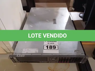 LOTE 189 - 01 SERVIDOR DE GAVETA. (NO ESTADO) ATENÇÃO! FAZER A VISITAÇÃO ANTES DE ARREMATAR, NÃO SABEMOS SE FUNCIONA. LEILÃO NÃO TEM GARANTIA E NEM DEVOLUÇÃO, SUJEITO A POSSÍVEIS AVARIAS VISÍVEIS/OCULTAS E/OU AUSÊNCIA DE COMPONENTES.