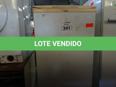 LOTE 341 - 01 GELADEIRA MARCA CÔNSUL 220V. (NO ESTADO) ATENÇÃO! FAZER A VISITAÇÃO ANTES DE ARREMATAR, NÃO SABEMOS SE FUNCIONA. LEILÃO NÃO TEM GARANTIA E NEM DEVOLUÇÃO, SUJEITO A POSSÍVEIS AVARIAS VISÍVEIS/OCULTAS E/OU AUSÊNCIA DE COMPONENTES.