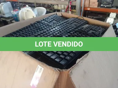 LOTE 208 - 01 LOTE COM GRANDE QUANTIDADE DE TECLADOS PARA PC MARCAS E MODELOS DIVERSOS. (NO ESTADO) ATENÇÃO! FAZER A VISITAÇÃO ANTES DE ARREMATAR, NÃO SABEMOS SE FUNCIONA. LEILÃO NÃO TEM GARANTIA E NEM DEVOLUÇÃO, SUJEITO A POSSÍVEIS AVARIAS VISÍVEIS/OCULTAS E/OU AUSÊNCIA DE COMPONENTES.