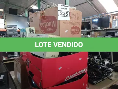LOTE 235 - 01 LOTE COM VÁRIOS APARELHOS DE TELEFONE E CAIXINHAS DE SOM PARA PC MARCAS E MODELOS DIVERSOS. (NO ESTADO) ATENÇÃO! FAZER A VISITAÇÃO ANTES DE ARREMATAR, NÃO SABEMOS SE FUNCIONA. LEILÃO NÃO TEM GARANTIA E NEM DEVOLUÇÃO, SUJEITO A POSSÍVEIS AVARIAS VISÍVEIS/OCULTAS E/OU AUSÊNCIA DE COMPONENTES.